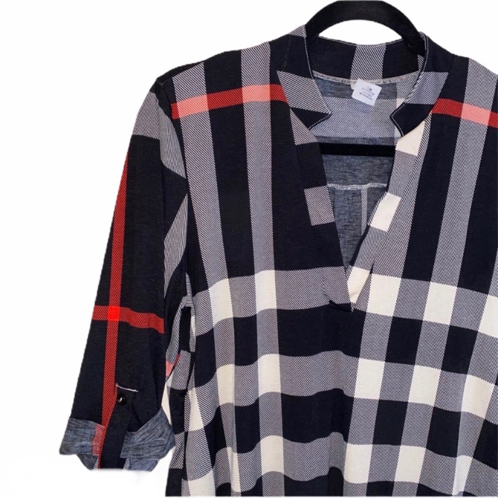 Sol R.H.R Plaid Tunic
